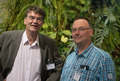 Project coordinator Dr. Antoine Messéan from INRA and deputy coordinator Ddier Stilman from CRA-W, Belgium. Photo: Philippe Baret, UCL