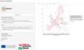 Screenshot of the SurveyVisualize application linked to the quantitative survey on crop diversification experiences